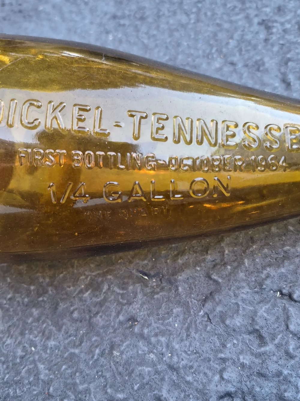 Vintage 1964 George Dickel Tennessee whiskey Bottle